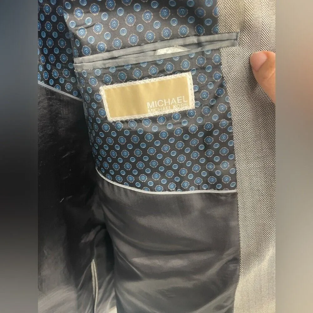 Michael Kors gray‎ blazer size 44R
